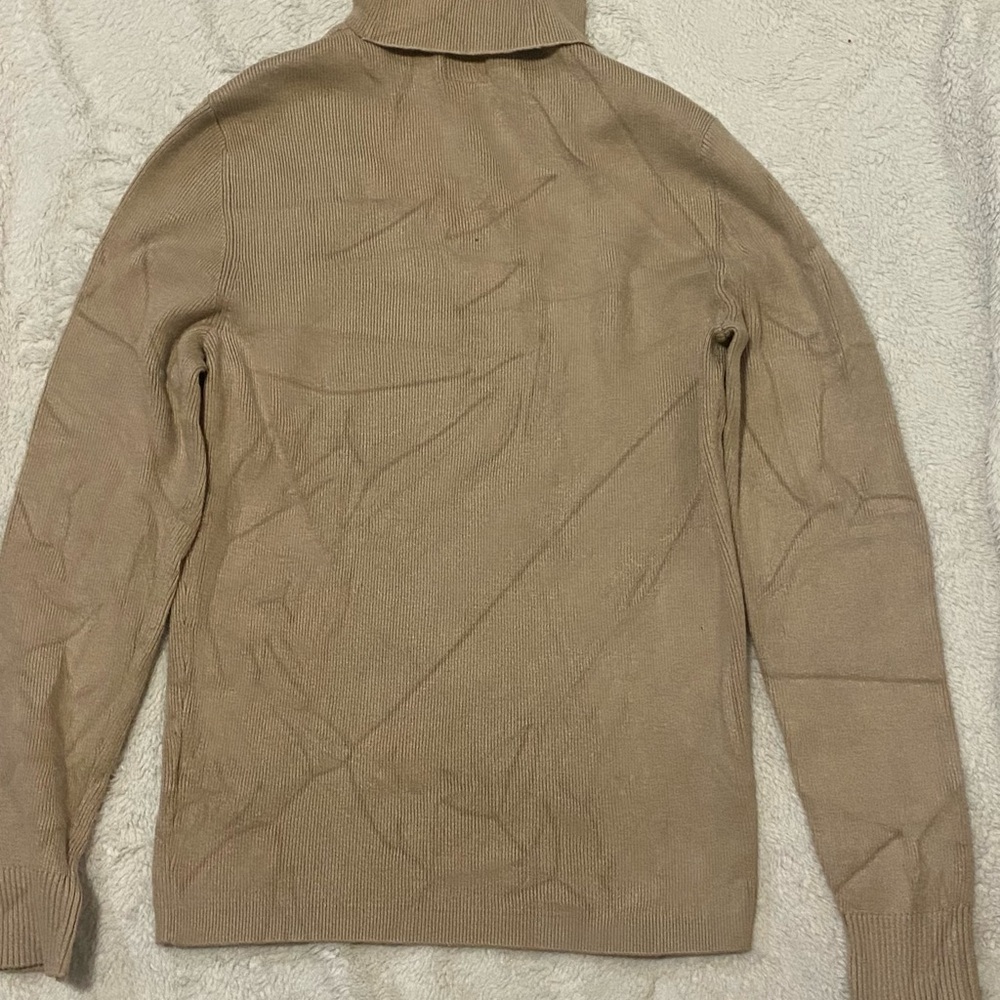 Guess Men's Beige Turtleneck Sweater